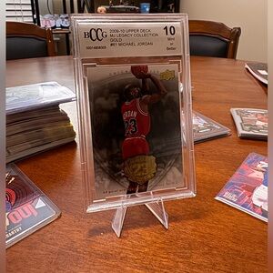 Graded 10 Mint Upper Deck MJ Legacy Gold #61